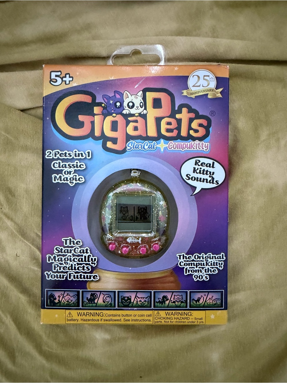 GigaPets StarCat Compukitty Virtual Pet - Purple Pink